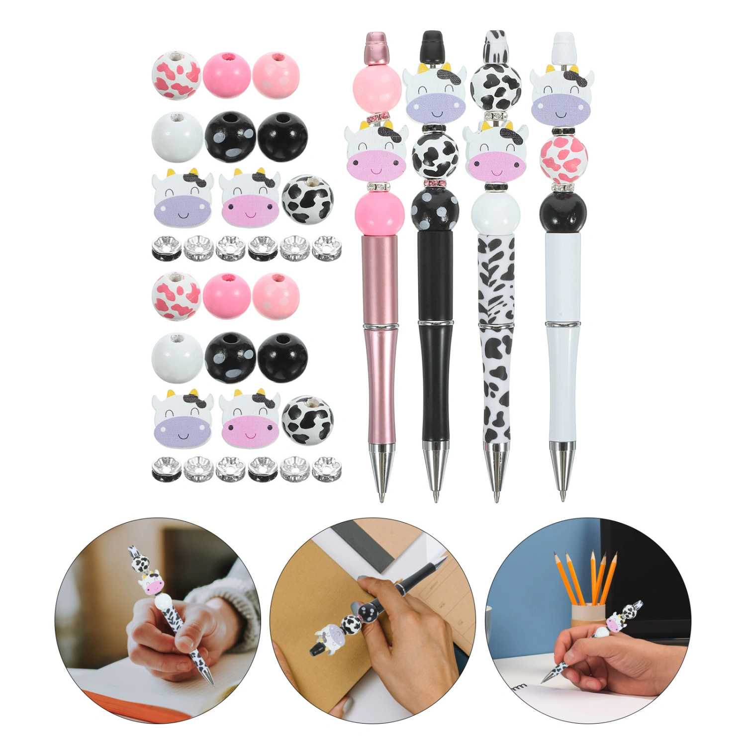 12Pcs Portable Writing Pen Multi-function Pen Plastic Pen Household Pen Office Ballpoint Pen