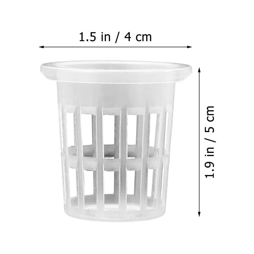 50 Pcs Soilless Cultivation Baskets Plant Plastic Flower Starting Nursery Baskets