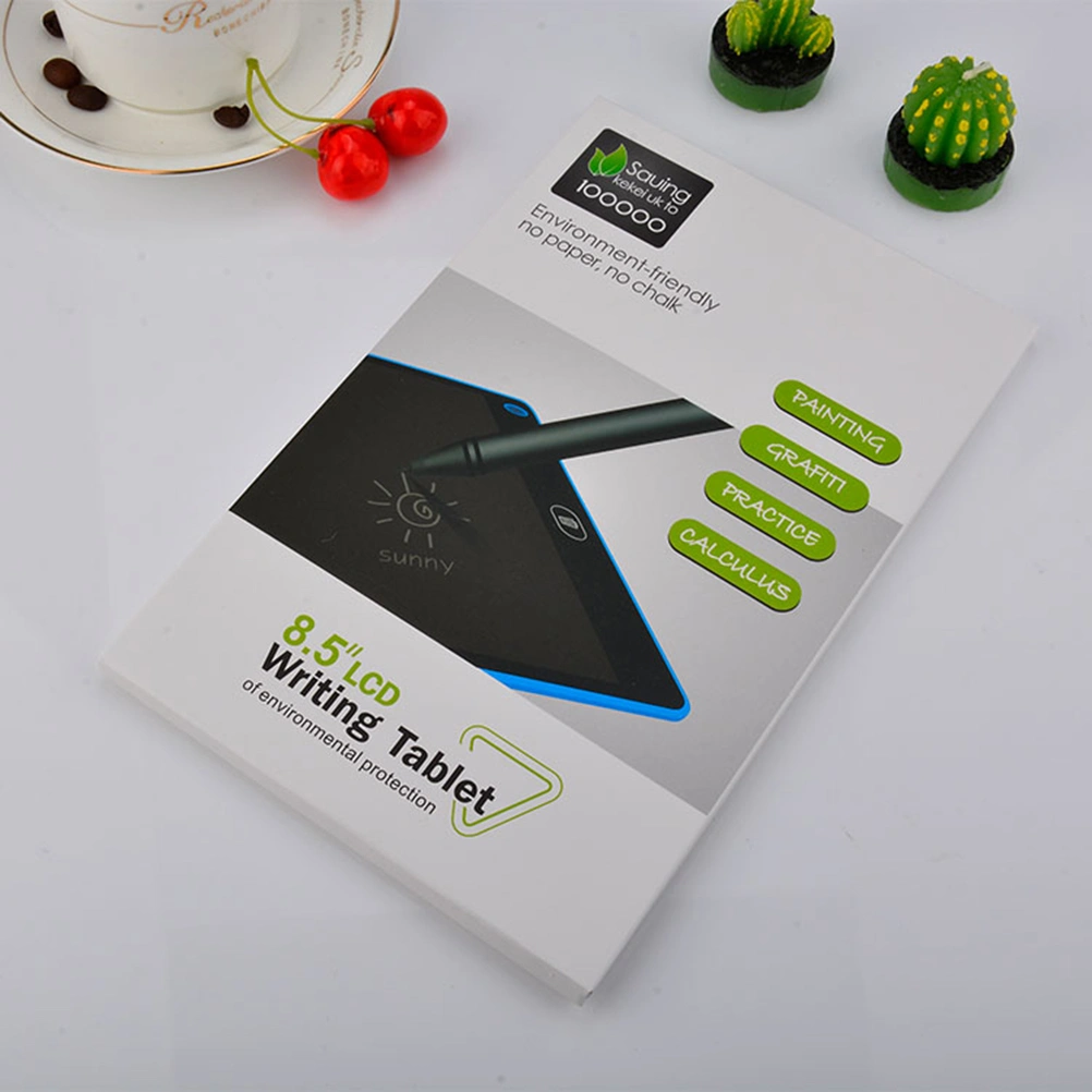 8.5inch LCD Writing Tablet Electronic Environmental Portable Handwriting Pad Drawing Boards Draft Pads with Stylus for Kids Office (Blue)