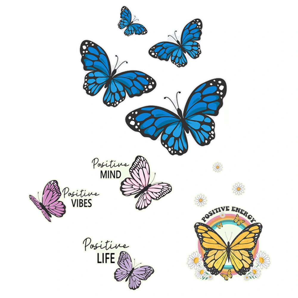 3 Sets Butterflies Wall Decals Butterflies Stickers Glowing In The Dark Wall Decoration Decals