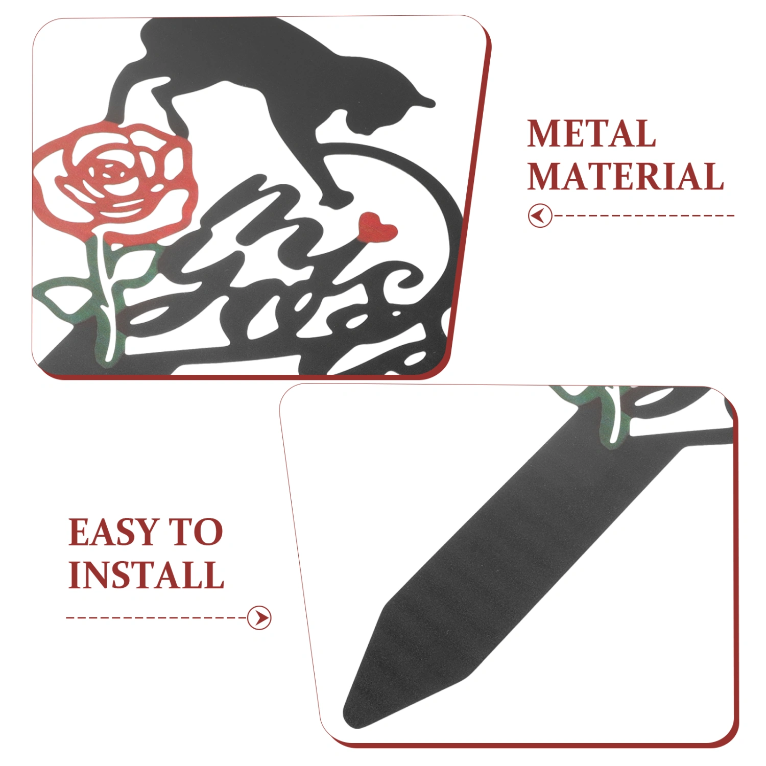 Pet Memorial Stake Dog Grave Marker Pet Memorial Garden Decorative Stake