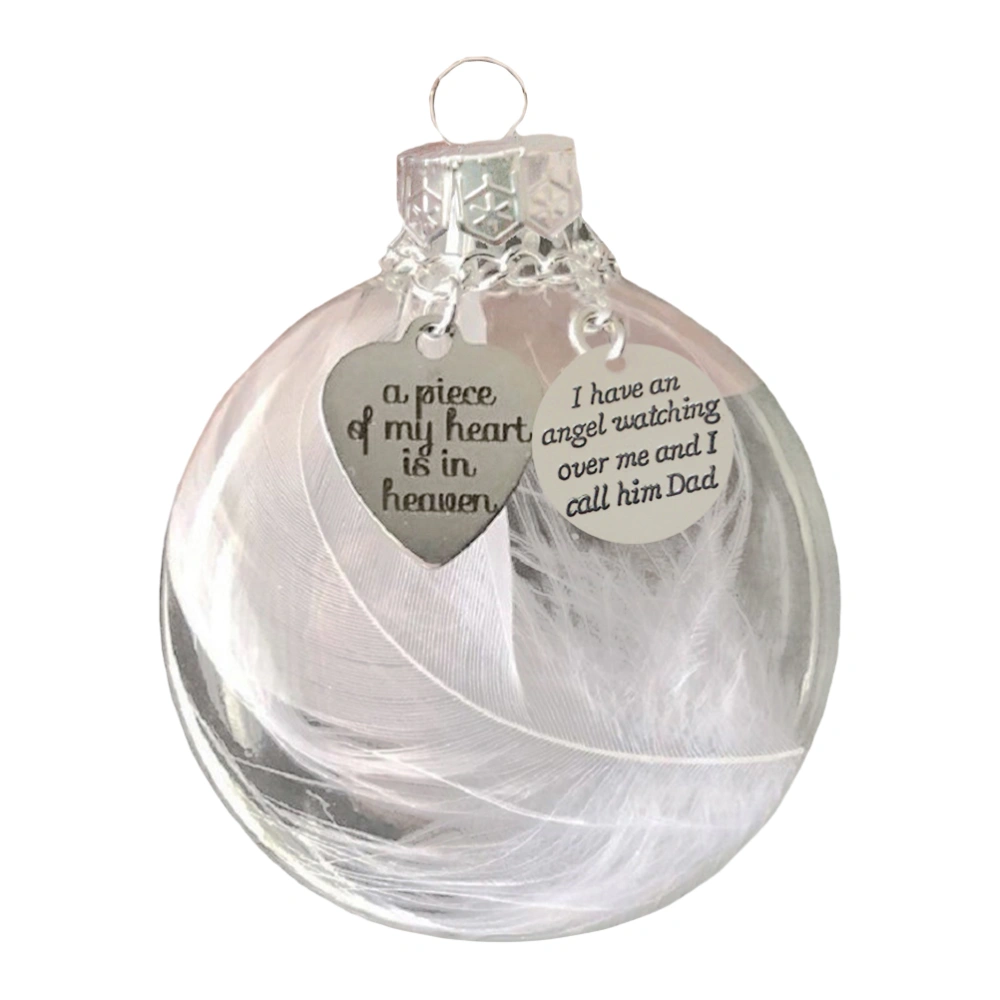 1Pc Memorial Decorative Ball Pendant Souvenir Ornament Christmas Tree Pendant