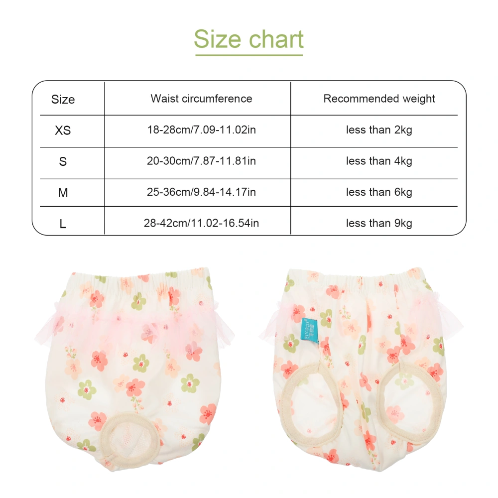 Female Puppy Protective Pant Household Pet Physical Pant Reusable Dog Diaper