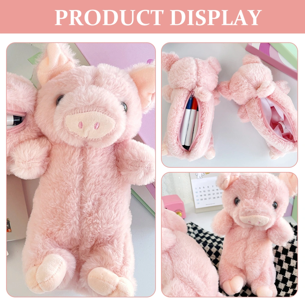 Decorative Pen Bag Plush Pencil Holder Portable Pen Bag Plush Pencil Bag Adorable Pen Pouch