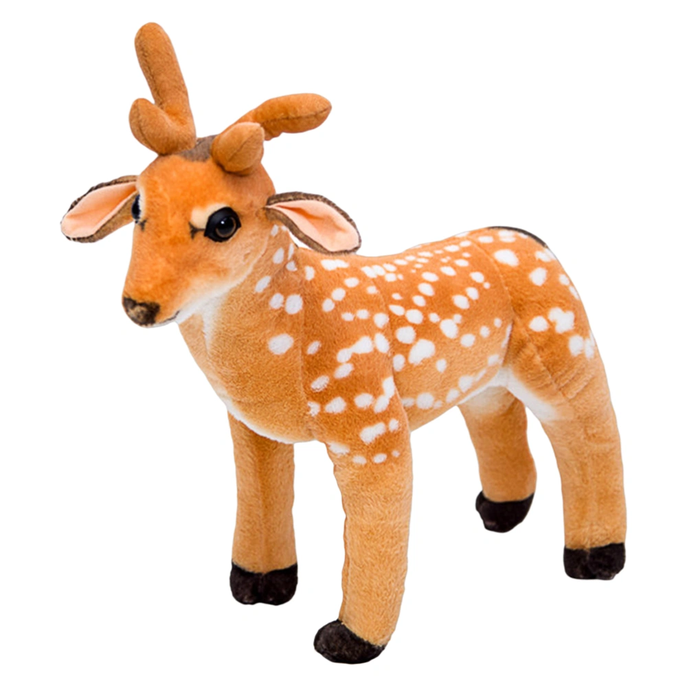 1Pc Sika Deer Doll Pillow Plush Stuffed Animals Toy Room Adornment