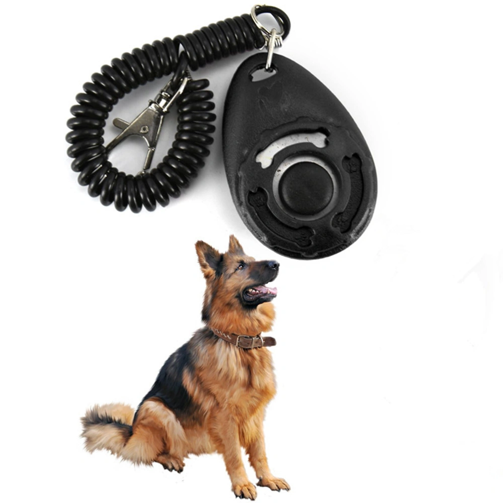 4 Pcs Professional Dog Clicker Big Button Training Clickers with Wrist Strap