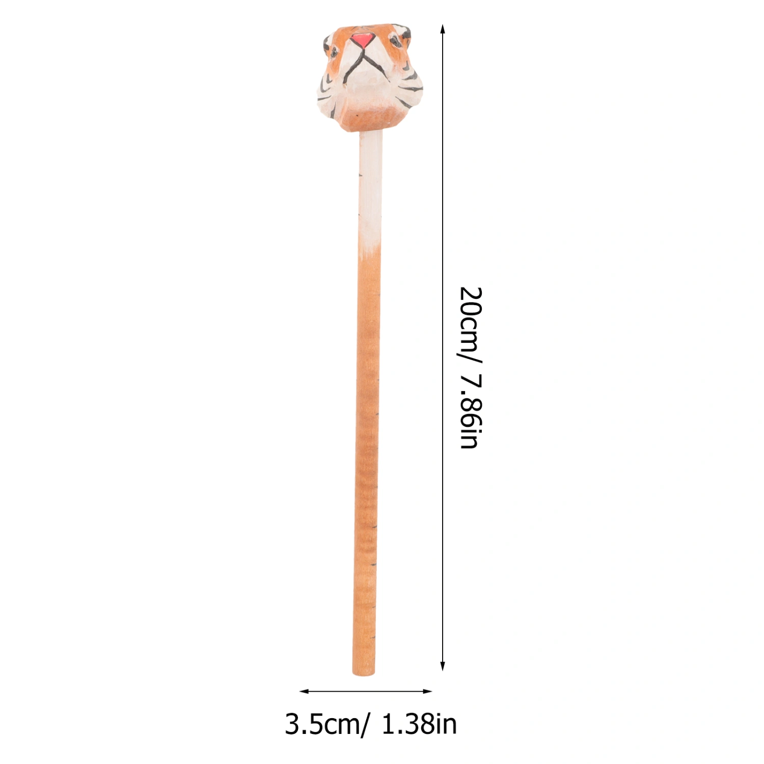 Wooden Carving Pencil Lovely Tiger Design Pencil Tiger Shaped Pencil Tiger Writing Pencil