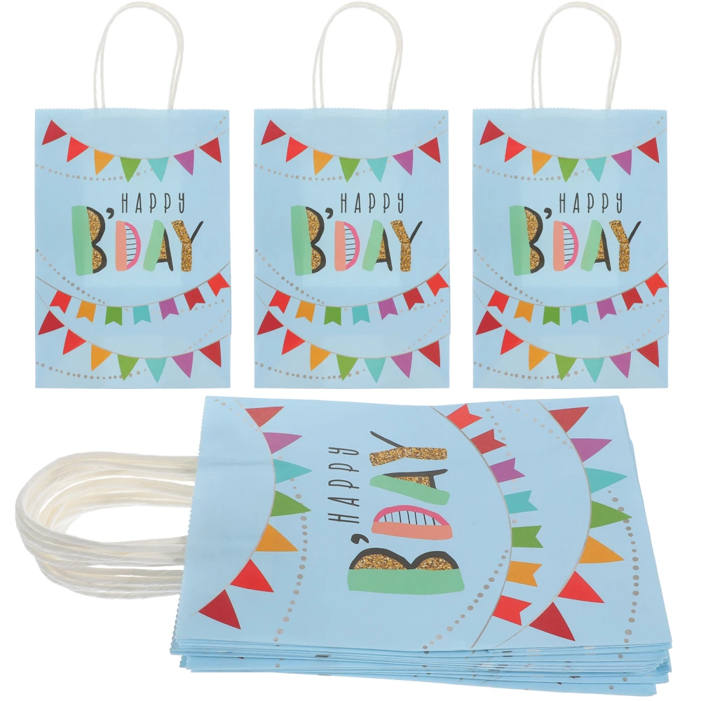 24pcs Birthday Gift Bags Festival Candy Bags Birthday Party Gift Pouches Children Treat Bags