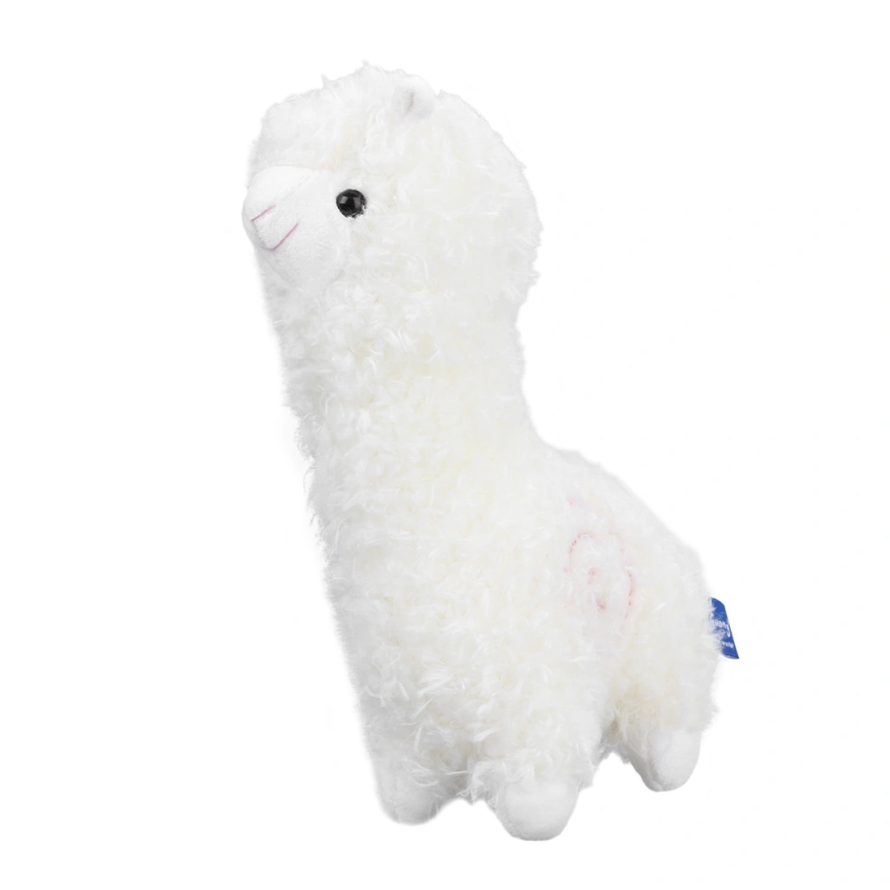 Children's Kids Alpaca Stuffed Animal Doll Plush Toy Plush Doll (White)