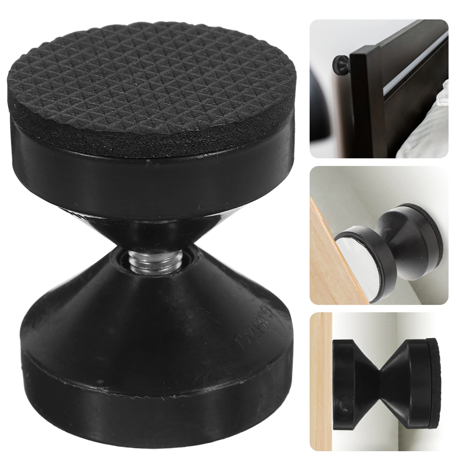 2Pcs Adjustable Threaded Bed Frame Anti-shake Tool Bed Headboard Stopper Support Stabilizer (S)