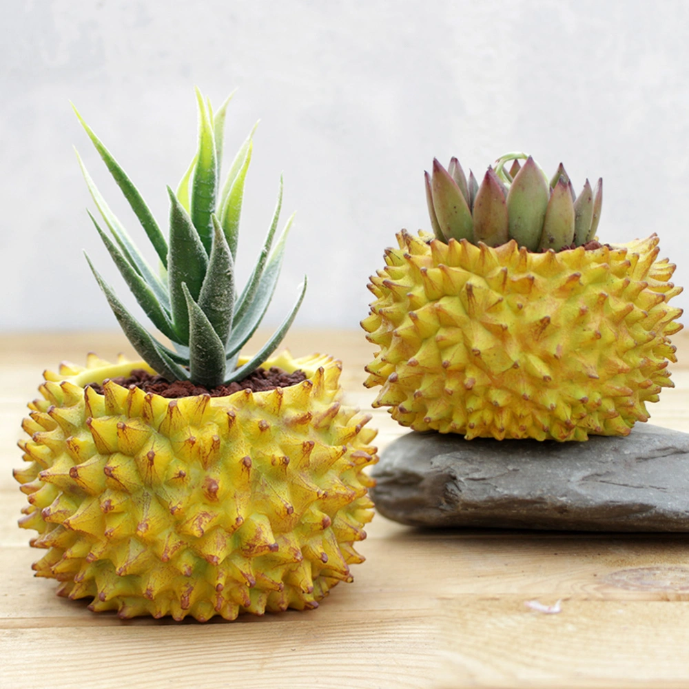 Resin Vase Durian Shaped Flower Vase Art Decorative Flower Vase For Wedding Party