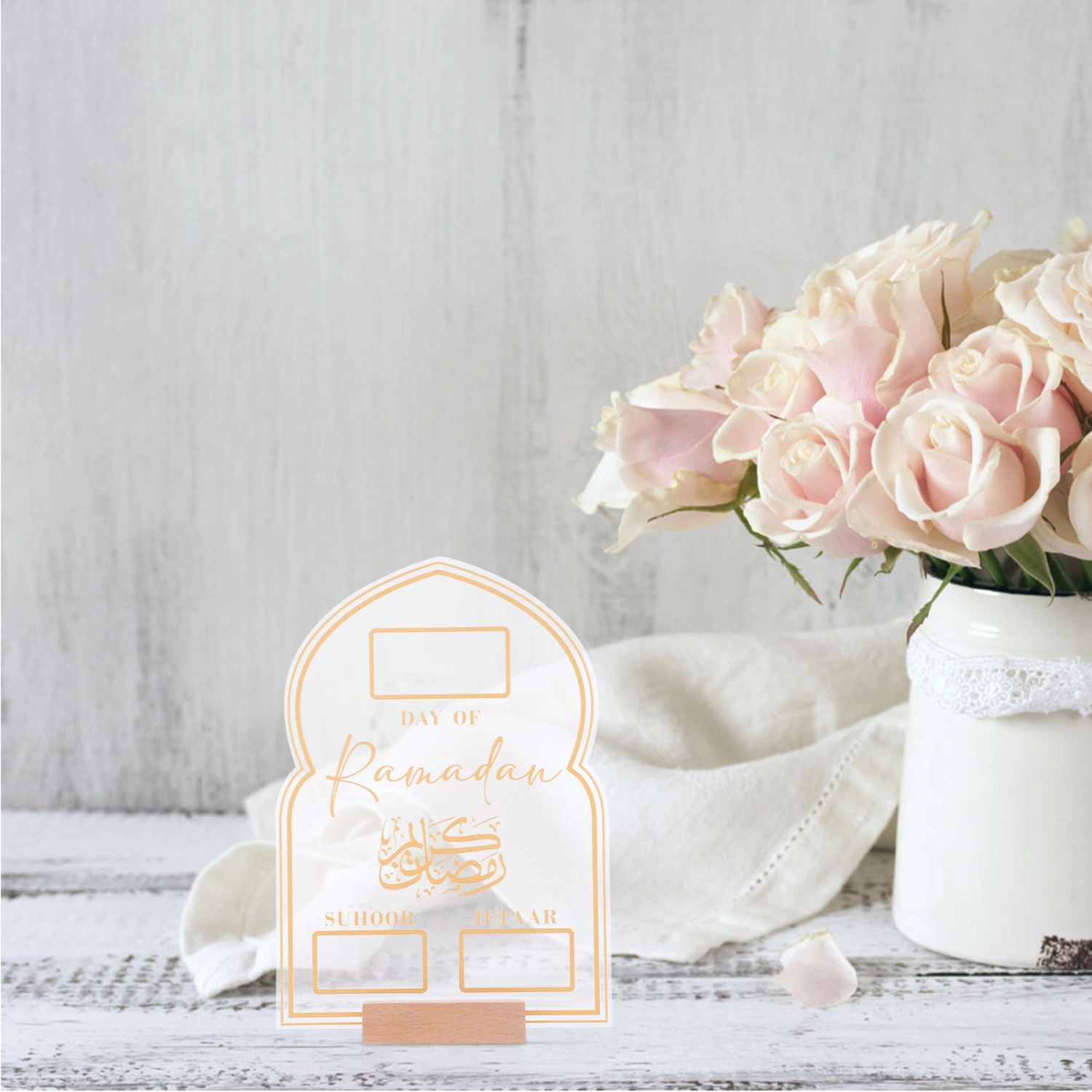 1 Set of Handwritten Date Countdown Sign Perpetual Countdown Decor Desktop Countdown Sign