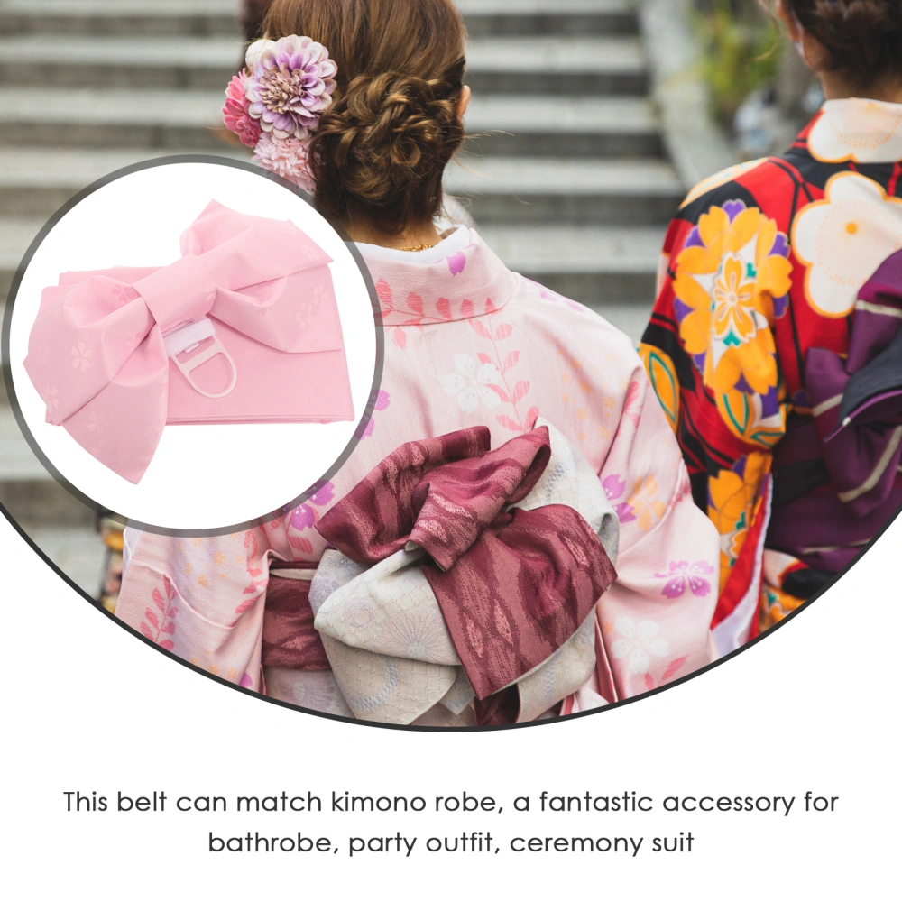 Yukata Waistband Japanese Style Waist Band Bow Waist Belt Adults Women Waist Band Robe Accessory