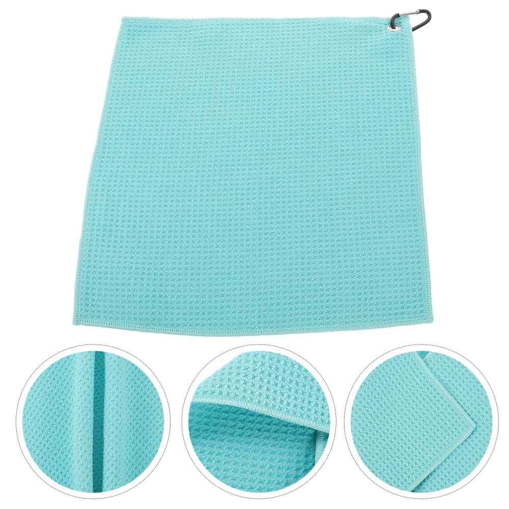 2Pcs Convenient Golfs Ball Cleaner Outdoor Sports Golfs Towel Portable Golfs Cleaning Towel