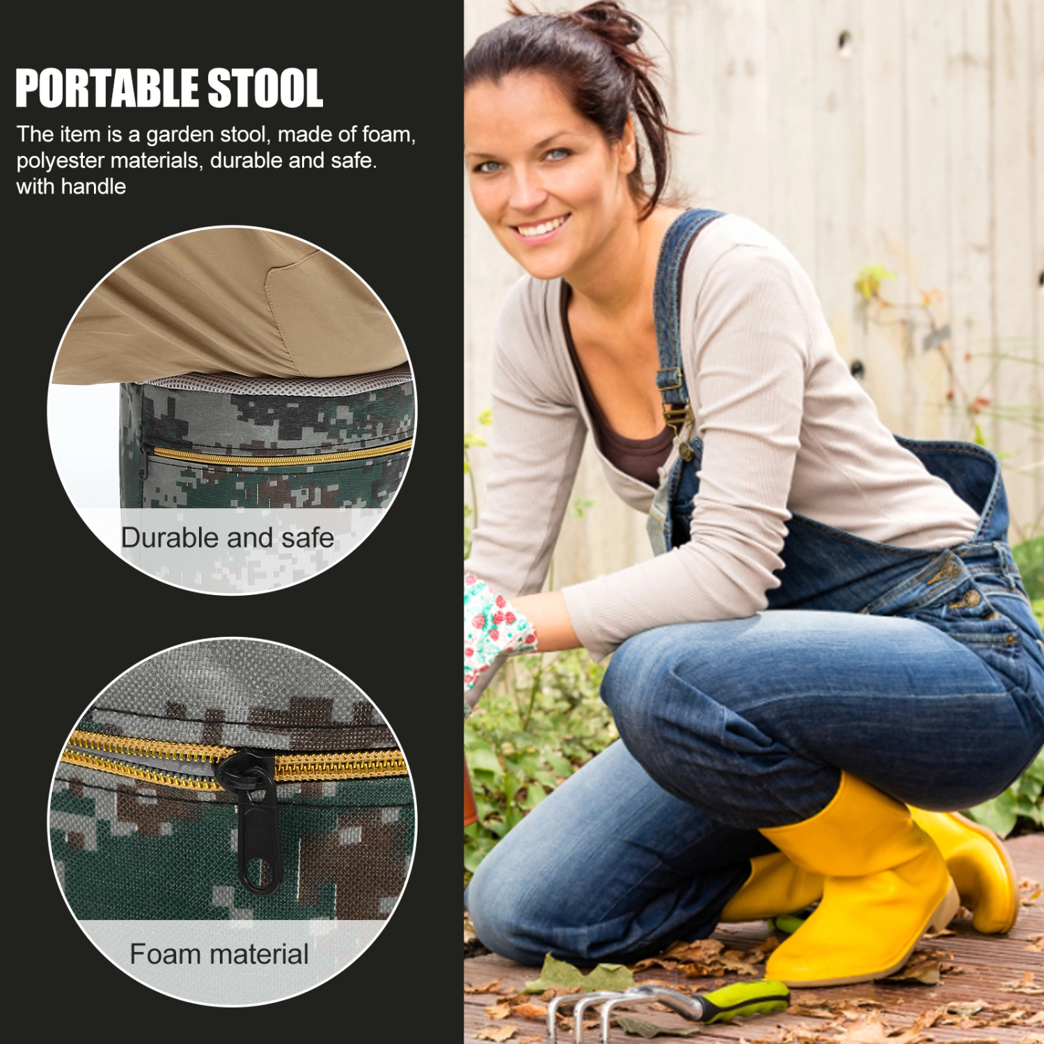 Garden Stool Portable Stool Convenient Stool Small Garden Stool Outdoor Stool