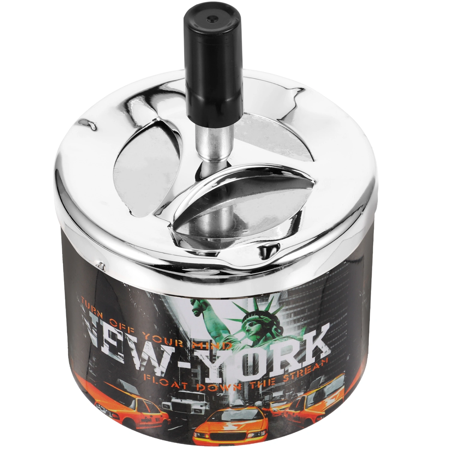 Metal Cigarette Ashtray Automatically Extinguished Ashtray Metal Ashtray For Home