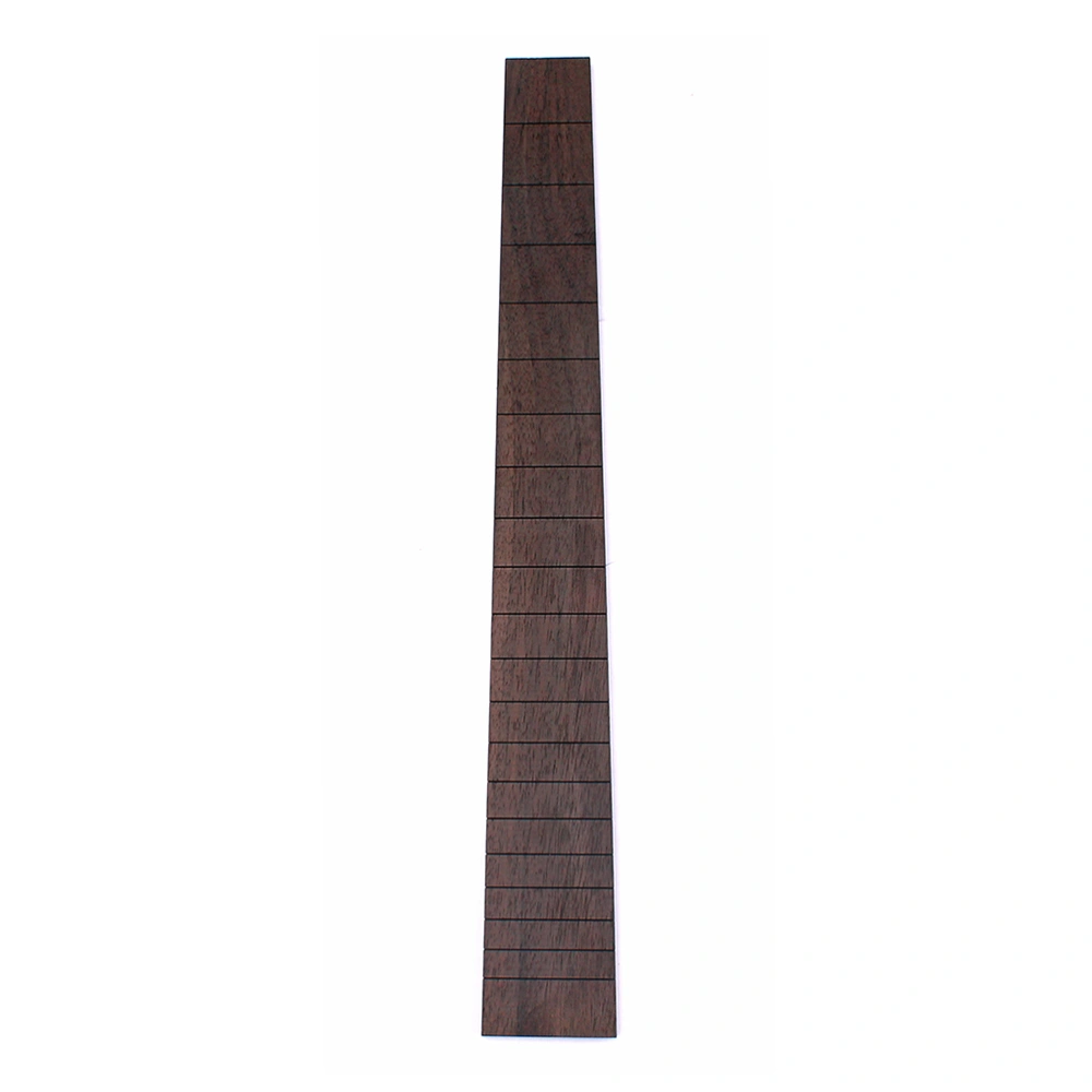 GSD113 20 Frets Semi-finished Rosewood Guitar Fingerboard Fretboard Blank Plate for Guitar Bass (Coffee)