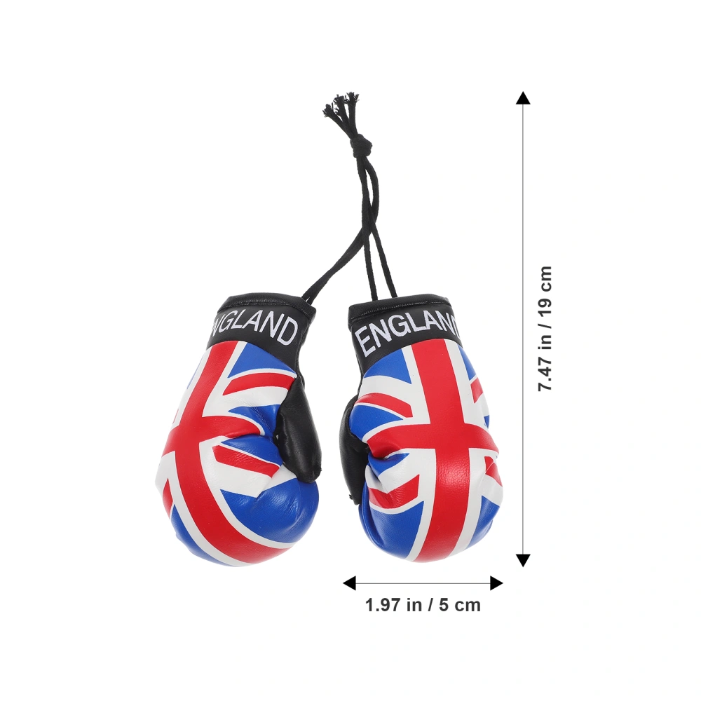  1 Pair  Mini Boxing Gloves Pendants Punching Gloves Pendants Hanging Decor