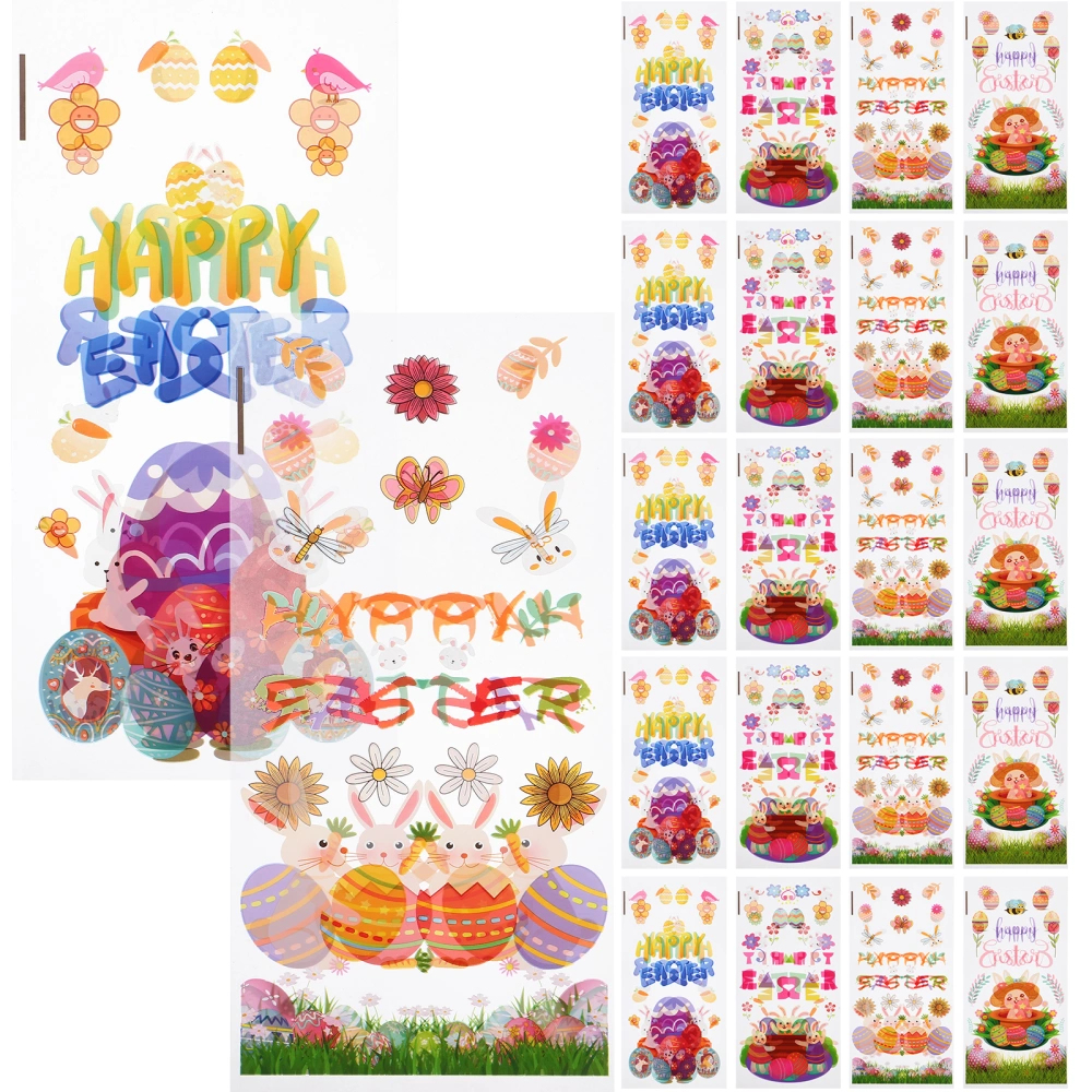 1 Set of Candy Wrappers Gift Bags Easter Pattern Treat Packing Bags Novelty Party Candy Pouches