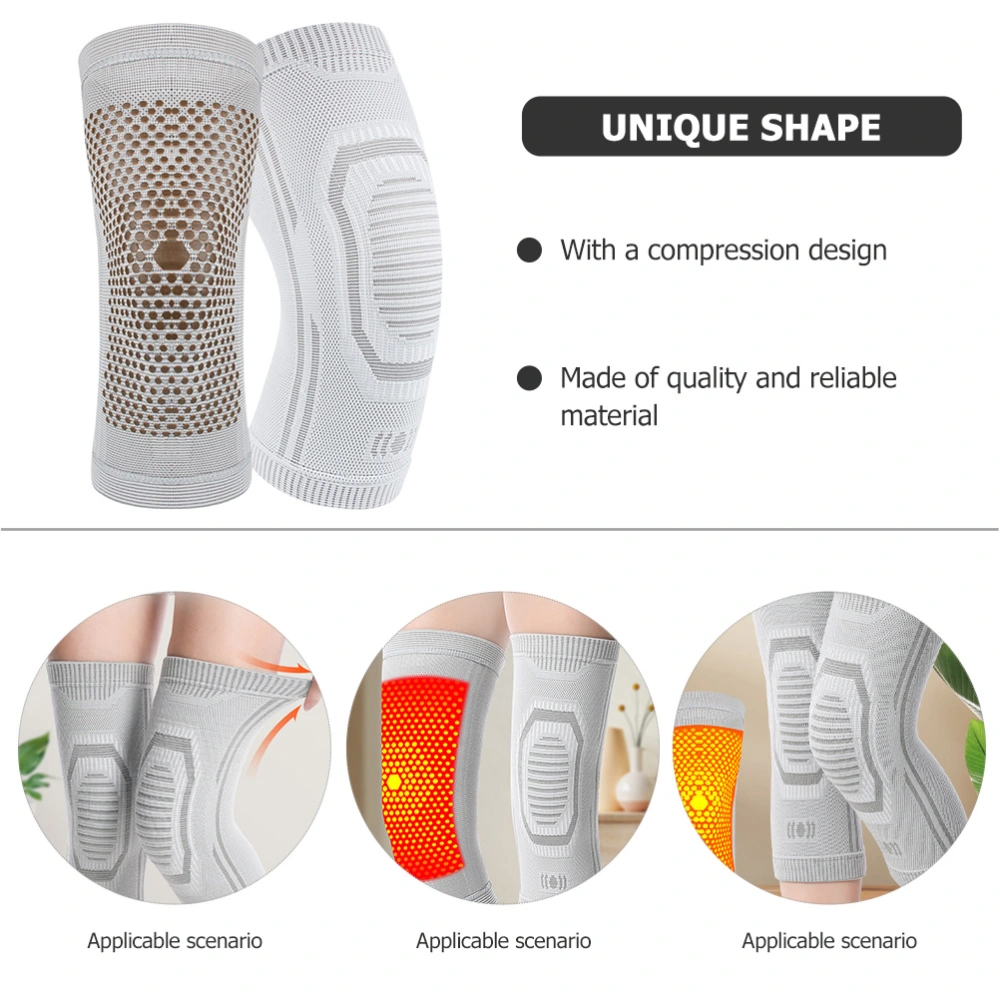 1 Pair  Comfortable Leg Guards Protective Knee Wrap Winter Knee Cover Anti-Cold Leg Protector