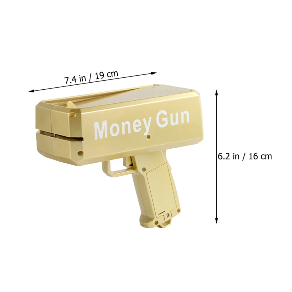 1 Set Money Shooter Gold Money Shooter Money Shooter Paper Playing Spray for Party