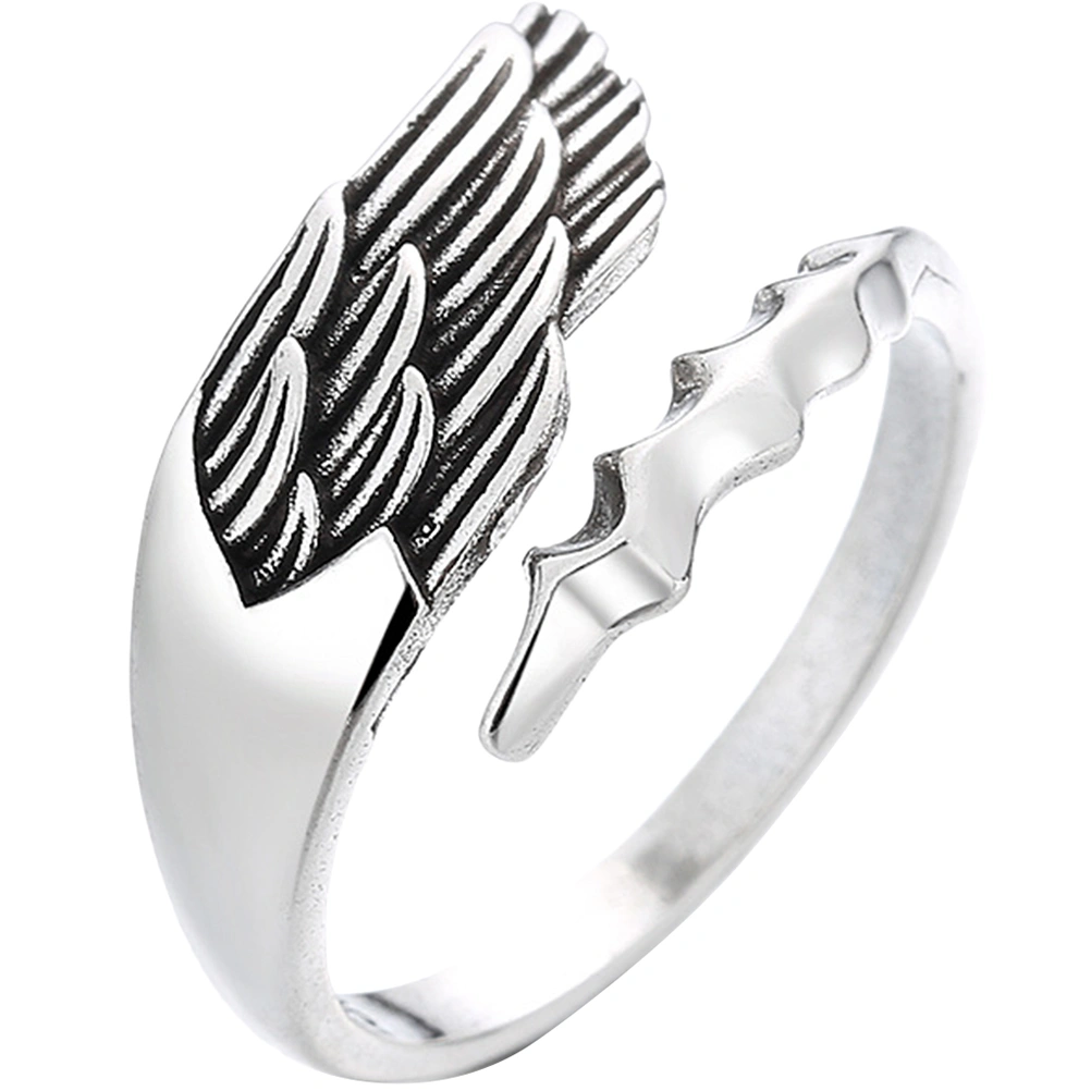 Wing Ring Adjustable Fairy Ring Open Aesthetic Jewelry For Women Men Teen