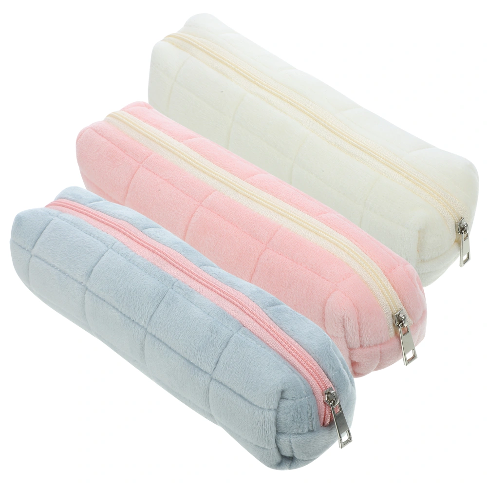 3Pcs Pen Storage Bag Large Pencil Organizer Lint Pen Bag Pencil Carrying Bag Pen Container Pouch