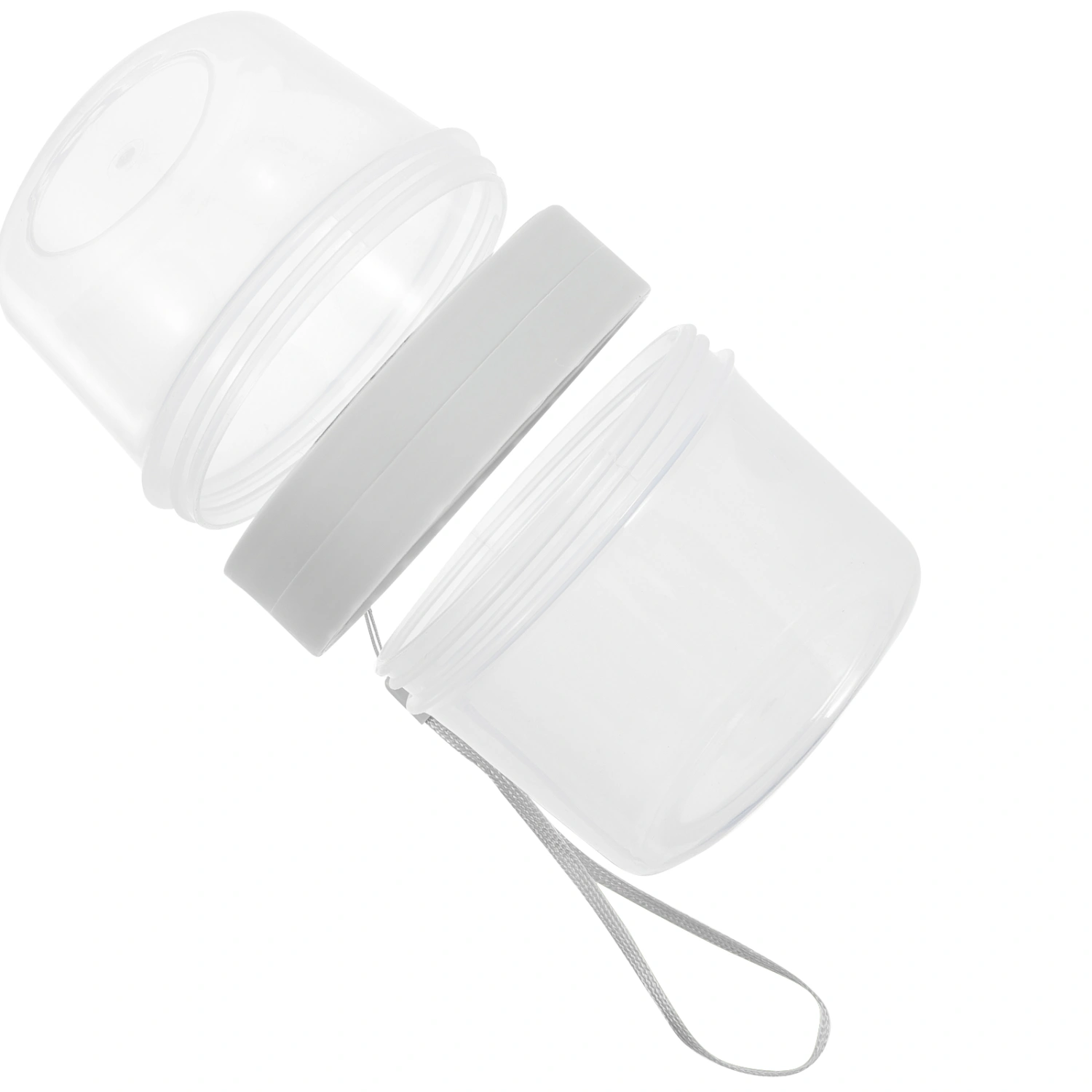 Portable Breakfast Cup Sealed Double Layer Food Container Cereal Oatmeal Fruit Cup