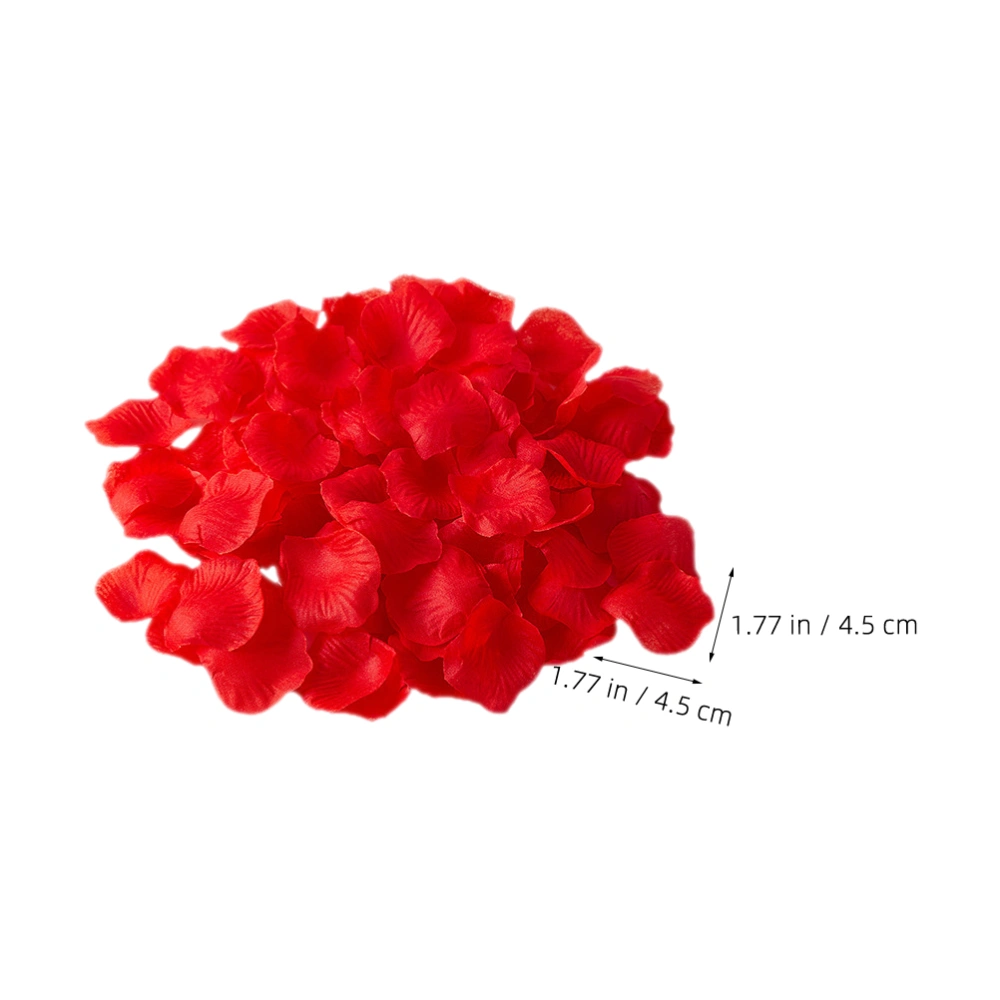 1 Set Artificial Rose Petals Wedding Party Layout Props Faux Red Rose Petals Table Scatters Fake Rose