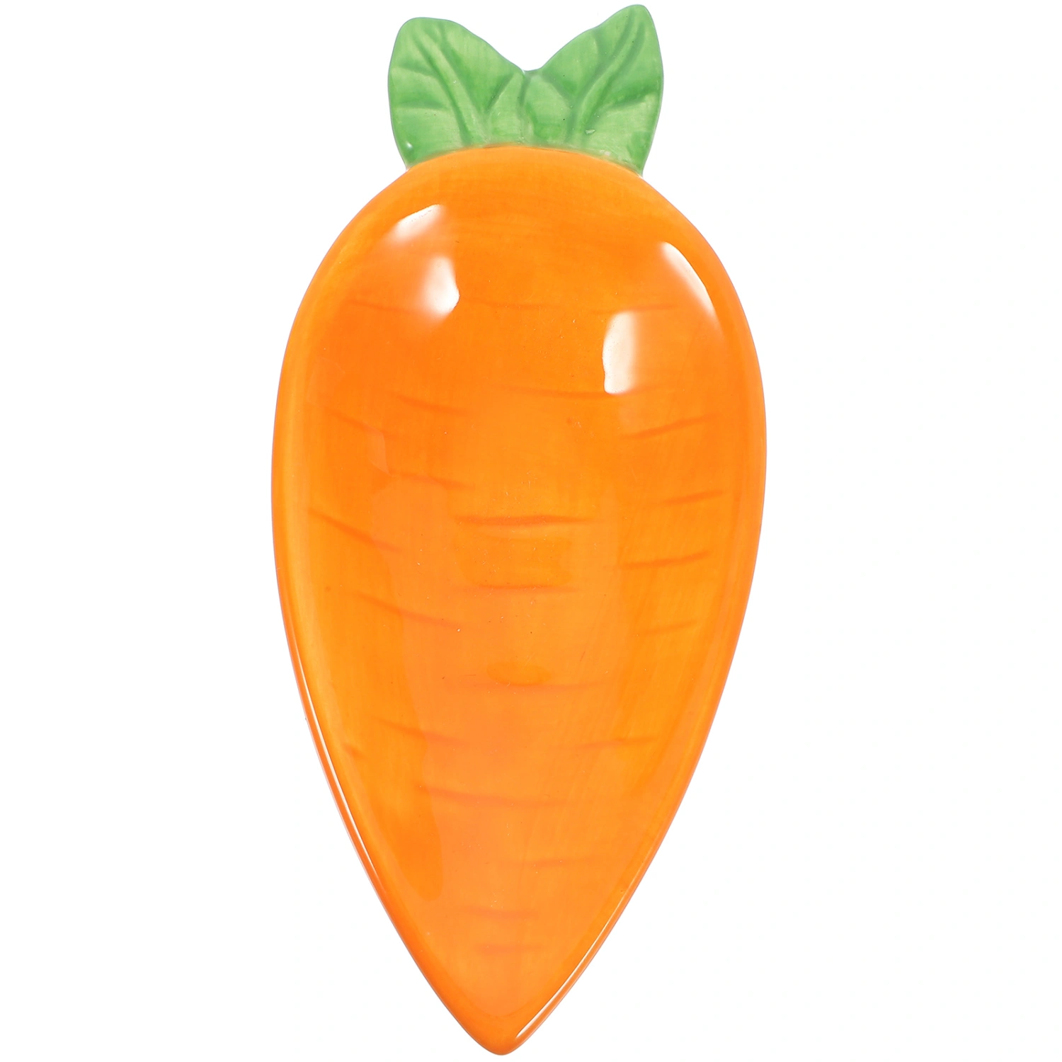 Ceramic Carrot Shape Sushi Dipping Bowl Appetizer Plate Porcelain Saucers Bowl