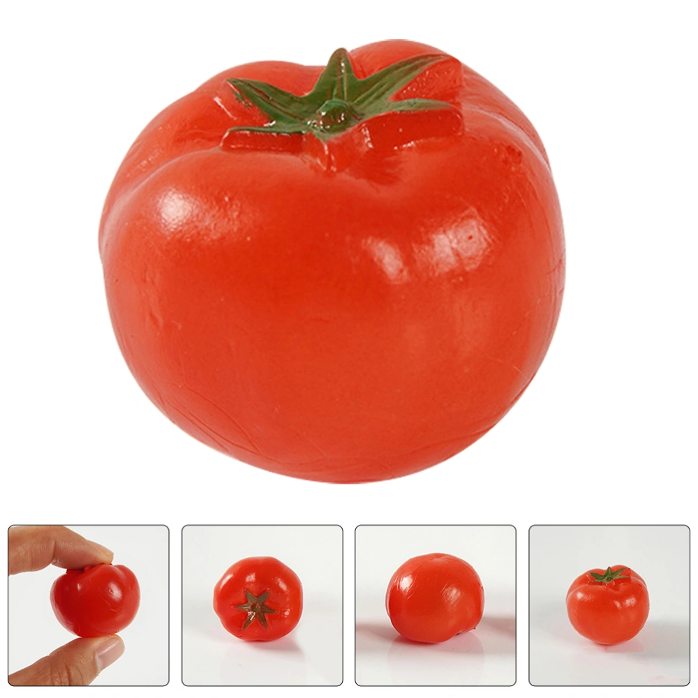 6pcs Simulation Mini Cherry Tomato Props Artificial Cherry Tomato Models Fake Cherry Tomato Decor