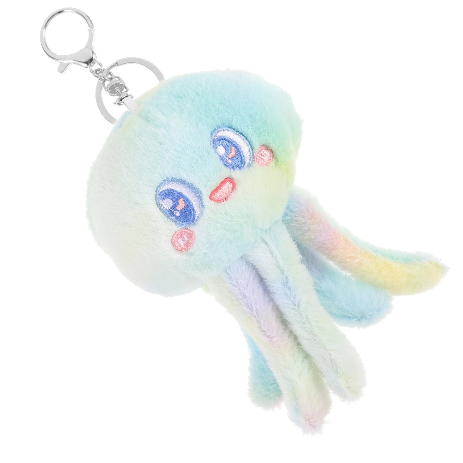  Octopus Pendant Stuffed Animal Keychain Plush Keychain Pendant with Clip Cute Octopus Decor