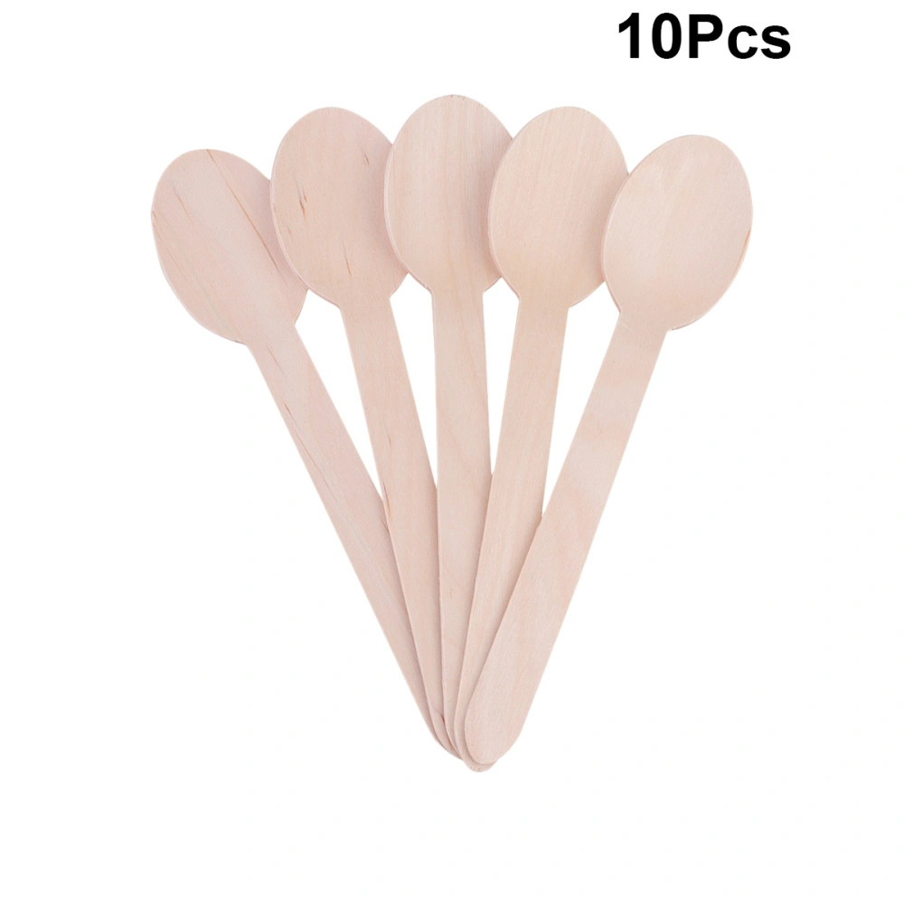 20pcs DIY Wooden Spoons Semi-finished Products Handmade Long Spoon for Craft Painting