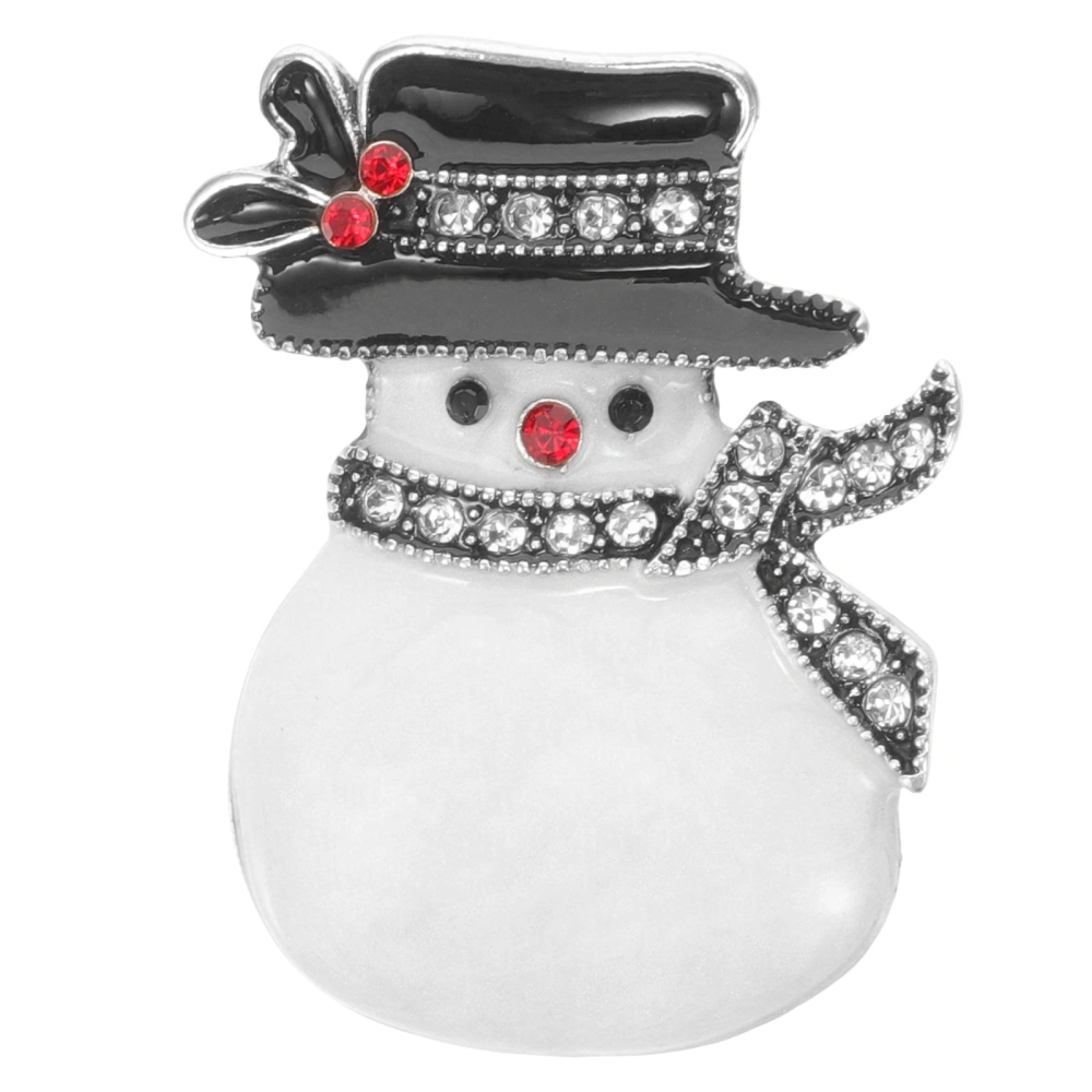 Christmas Snowman Brooch Lapel Pin Stylish Christmas Snowman Brooch Christmas Gift