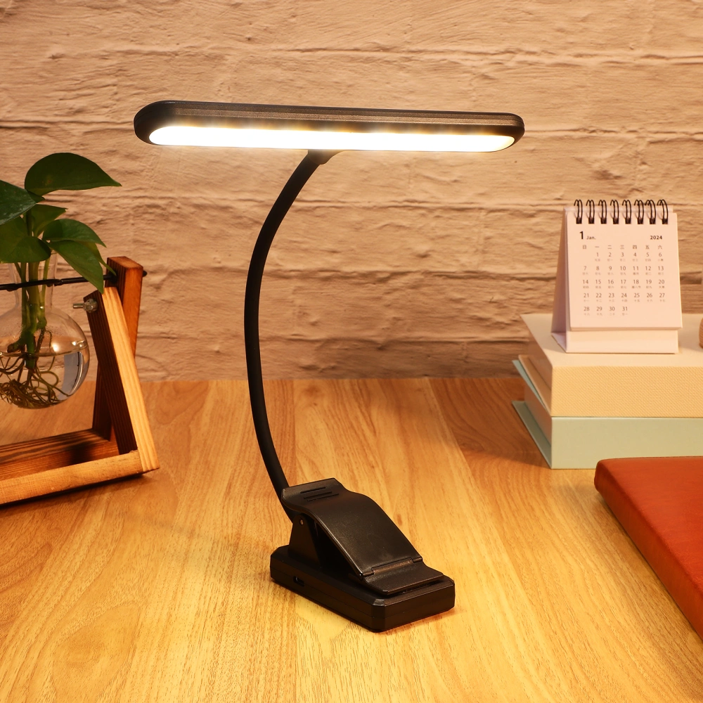 Rechargeable Music Stand Light Desk Clip On Reading Light Piano Lamp Lightweight Book Light