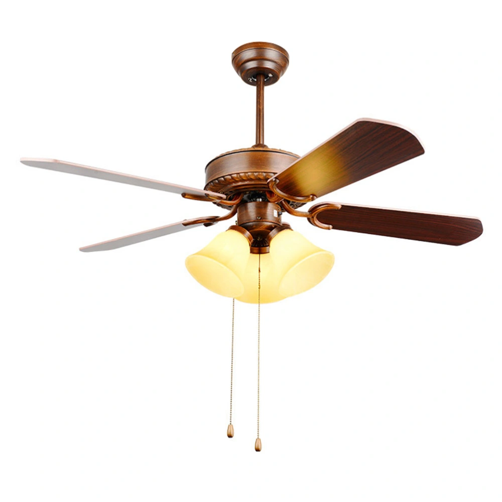 1Pc Decorative Ceiling Lamp Fan Household Hanging Fan Retro Ceiling Lamp Fan