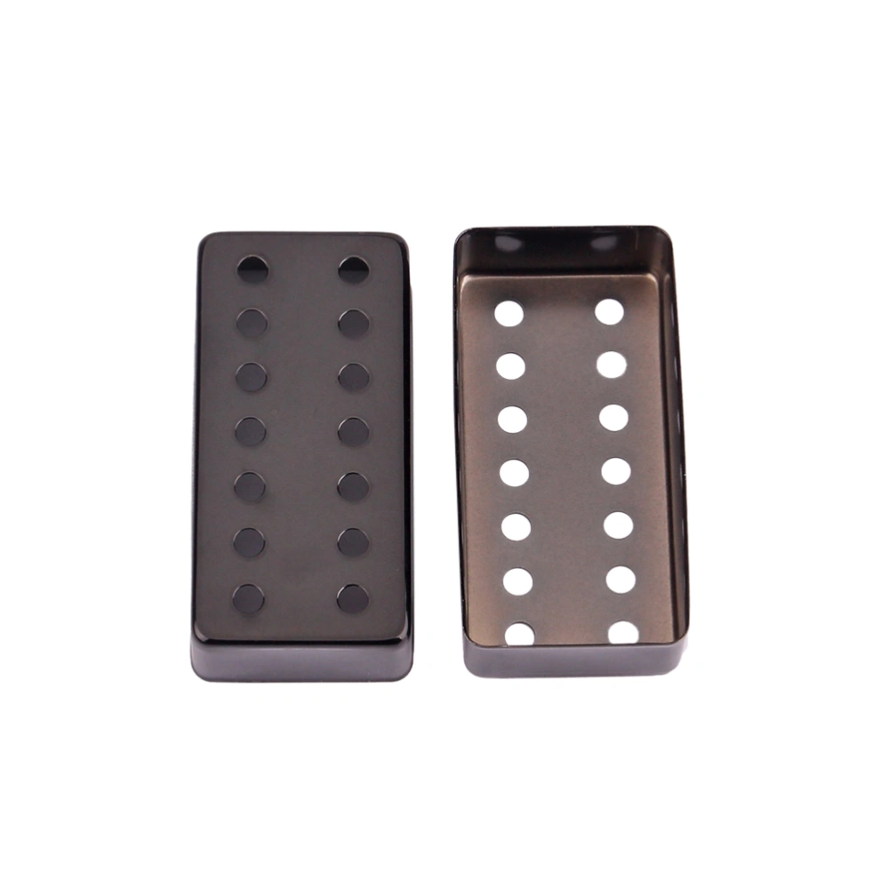 7 Strings 14 Holes Humbucker Pickup Cover for Electric Guitar (Black)