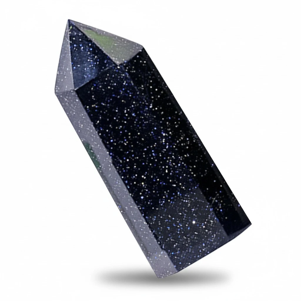 Crystal Stone Wand Crystal Tower Natural Crystal Point Hexagonal Gemstone (4-5cm)