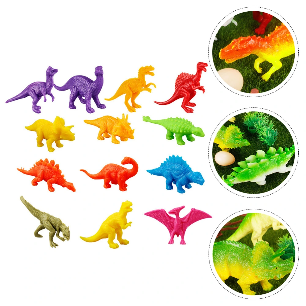 65pcs Simulation Dinosaur Model Toys Children Cognitive Toy Lovely Animals Toys