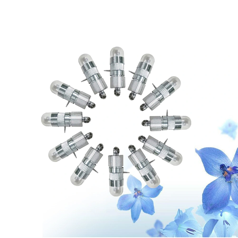 12PCS Bullet LED Balloon Lights Waterproof Mini Luminous Lamp Bulb for Lantern Bar Christmas Wedding Party Decoration