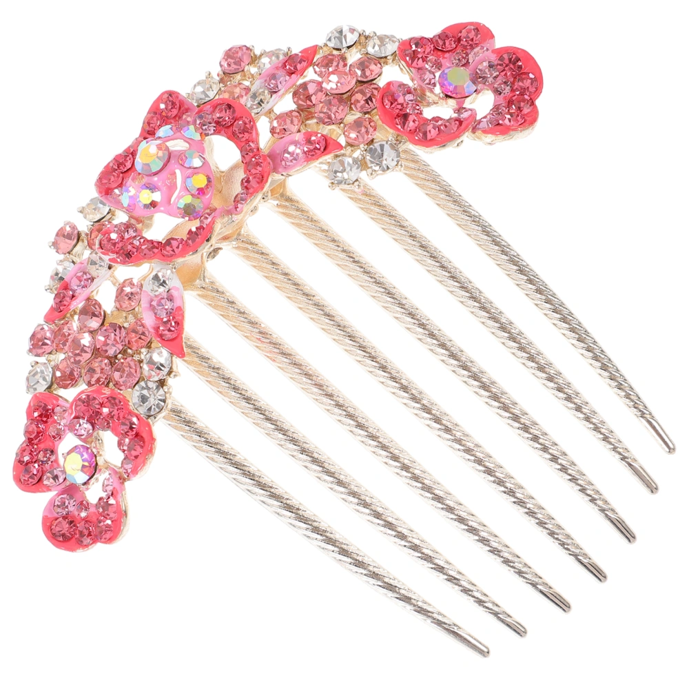 Flower Hair Comb Wedding Bridal Hair Comb Clip Wedding Hair Styling Hair Comb