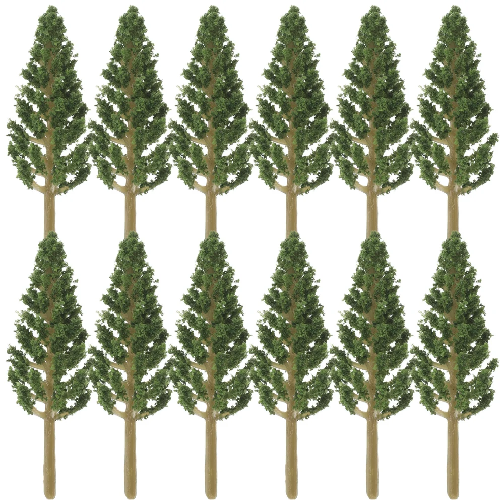 50pcs Miniature Model Trees DIY Landscape Miniature Trees Models Sand Table Decors