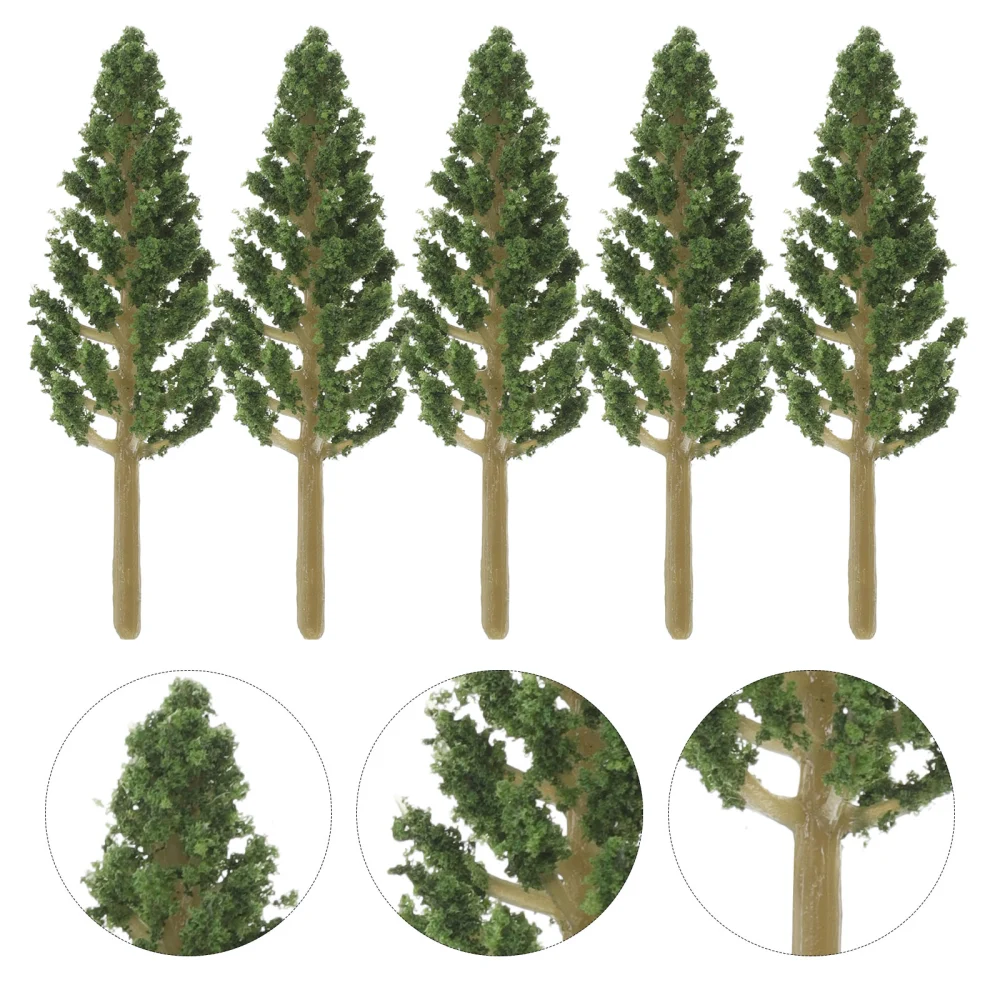 50pcs Miniature Model Trees DIY Landscape Miniature Trees Models Sand Table Decors