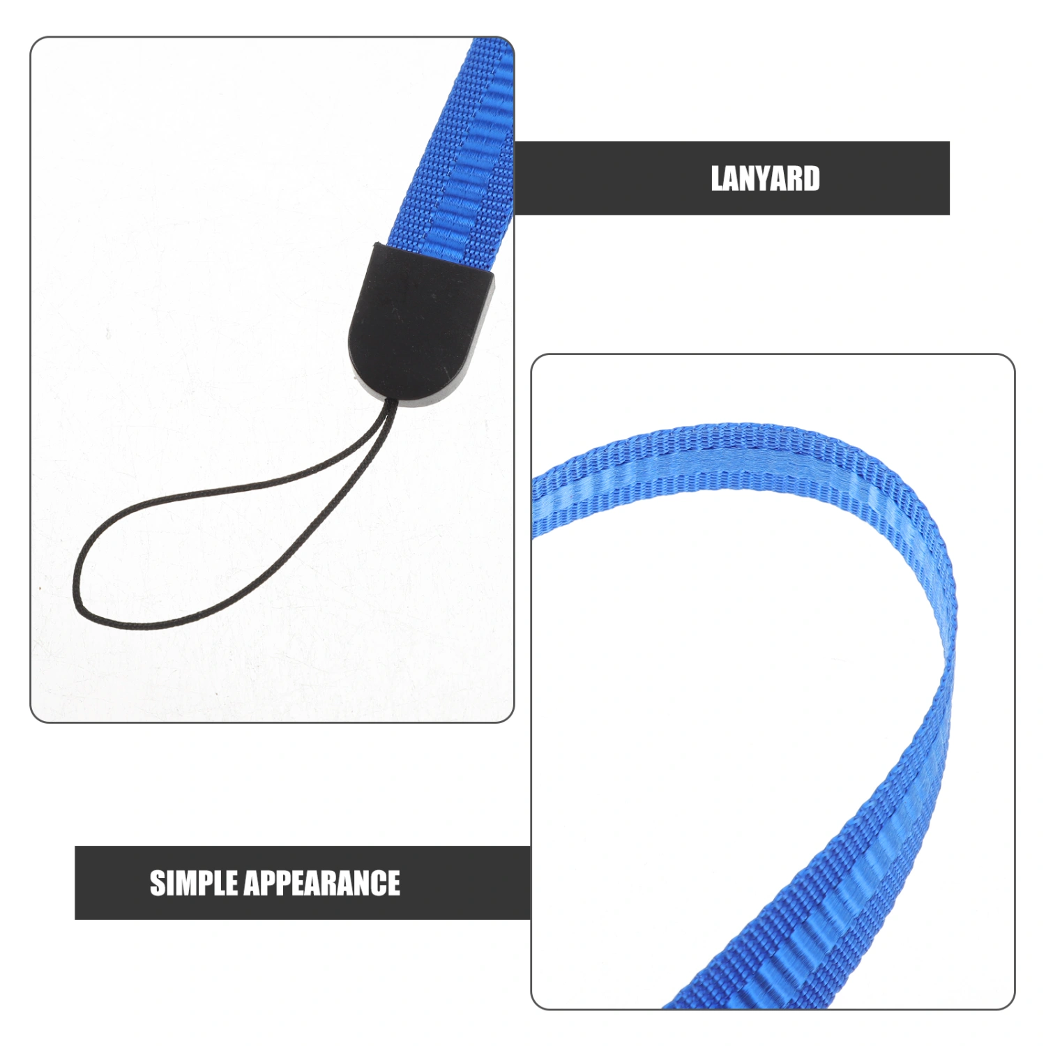 6pcs Badge Holder Lanyards Hanging Ropes Neck Lanyards Reusable Lanyards Portable Neck Lanyards