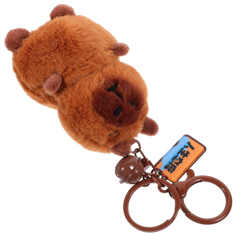 Capybara Keychain Pendant Plush Capybara Pendant Backpack Capybara Pendant Plush Bag Ornament