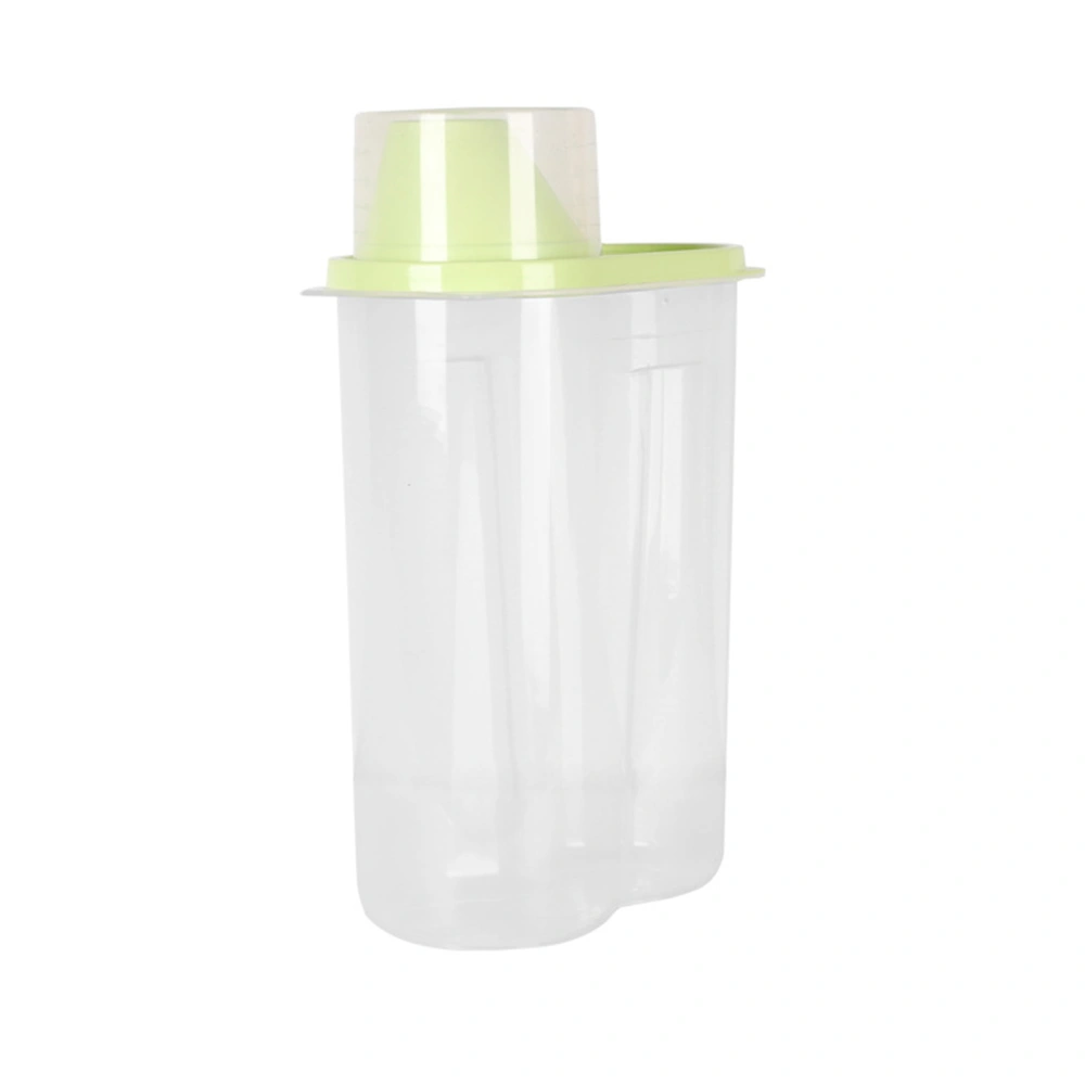 Rice Storage Container Grain Bin with Pouring Spout Measuring Cup