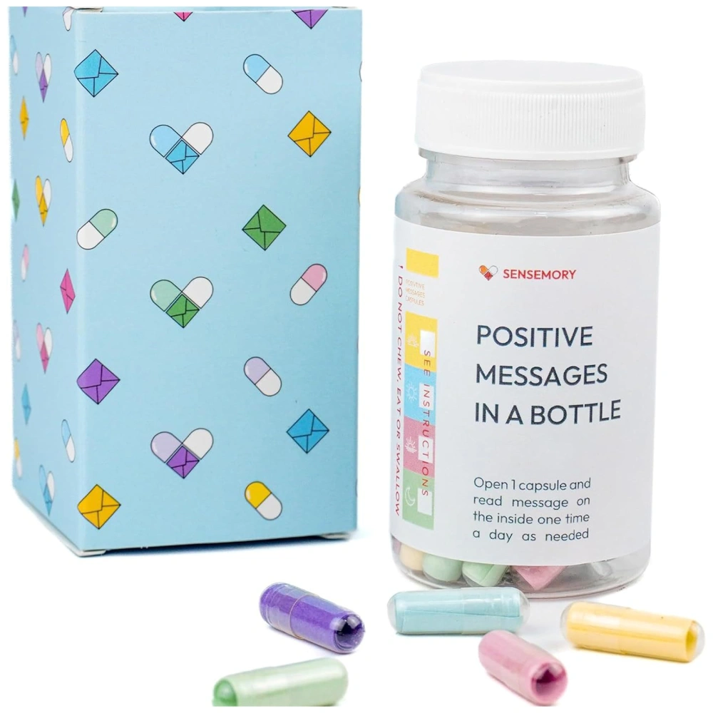 Capsule Letters Message in a Bottle Positive/Long Distance Pills