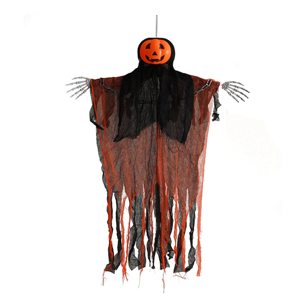 Halloween Hanging Skeleton Horror Scary Pumpkin Heads Ghosts Props