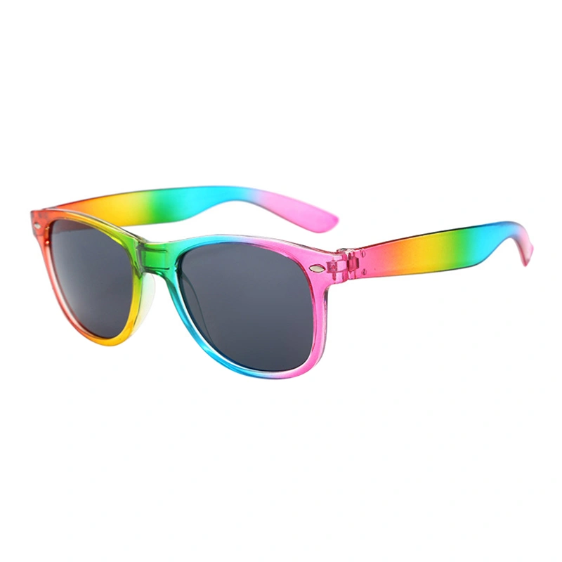 Women Men Rainbow Sunglasses, Trendy Colorful Outdoor Party Sunglasses