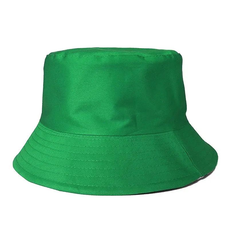 Solid Color Flat Top Fisherman Hat for Women Cute Bucket Hat Casual